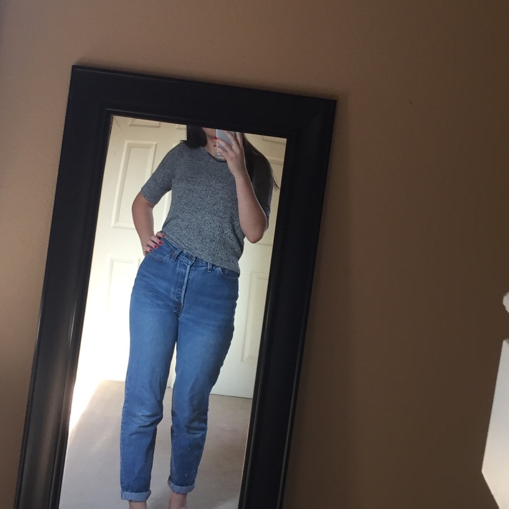 Grey forever 21 top